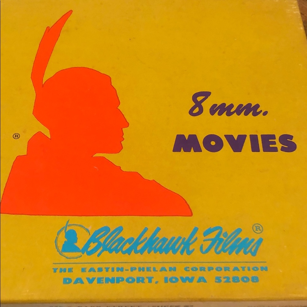 Yellow and Orange 8mm Movie Box